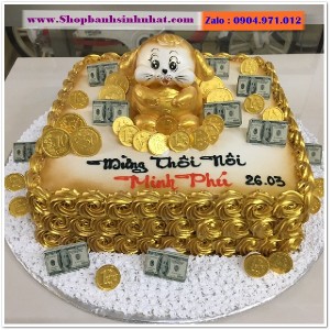 Bánh Sinh Nhật Hũ Vàng - VA28